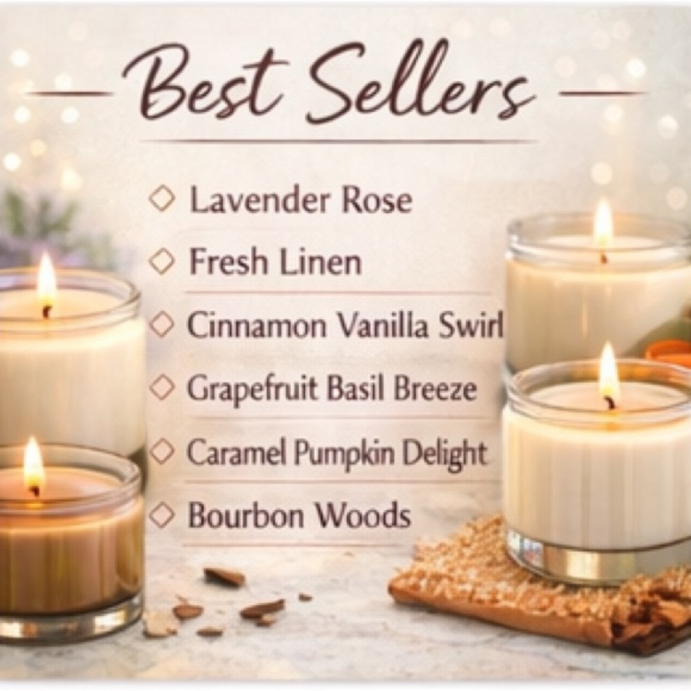 Custom Scented Soy Candle • Choose Your Fragrance - Picture 10 of 15